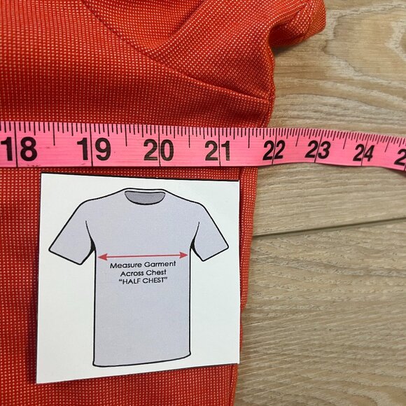 Cutter & Buck XL DryTec Orange Polo - Moisture Wicking Golf/Sports Shirt Sz XL - Picture 7 of 9